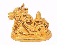 Load image into Gallery viewer, Brass Nandi Cow Icon Small